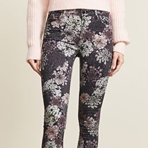 J Brand Floral Jeans